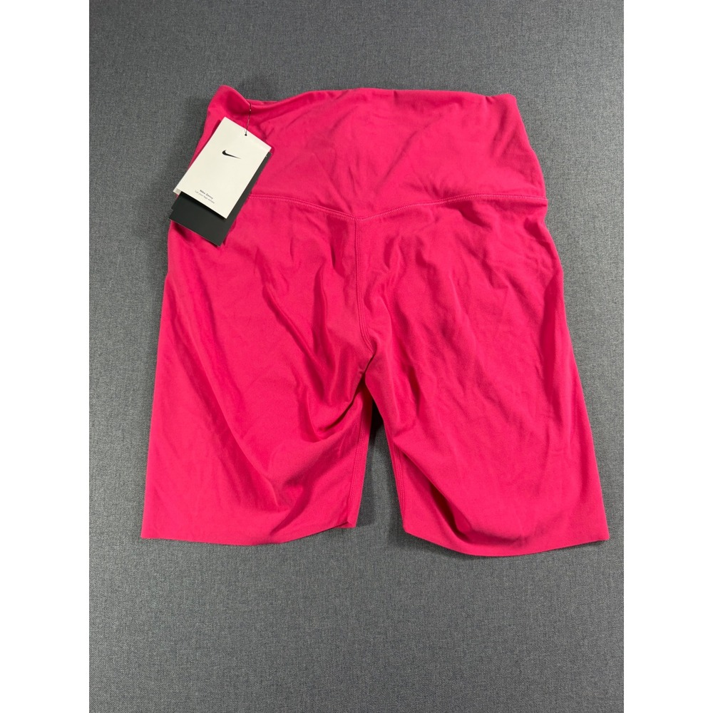 Nike Zenvy Dri-FIT Pink High Waisted Biker Shorts InfinaSoft DQ6003-666 Womens M - Picture 3 of 3